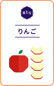 【第1位】りんご